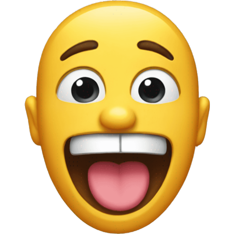 Emoji waving with tongue out emoji