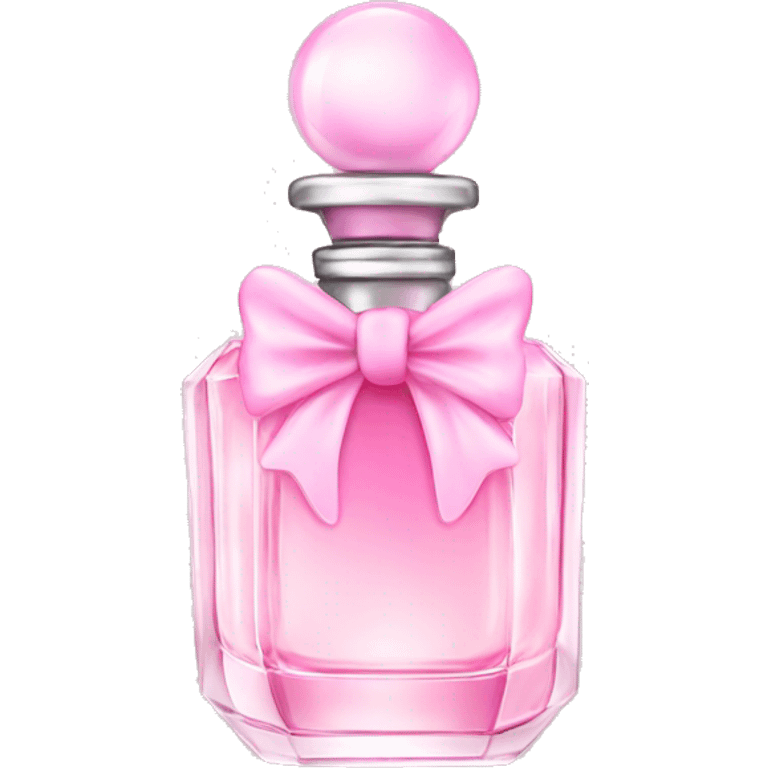 Fairy light pink perfume in bow emoji