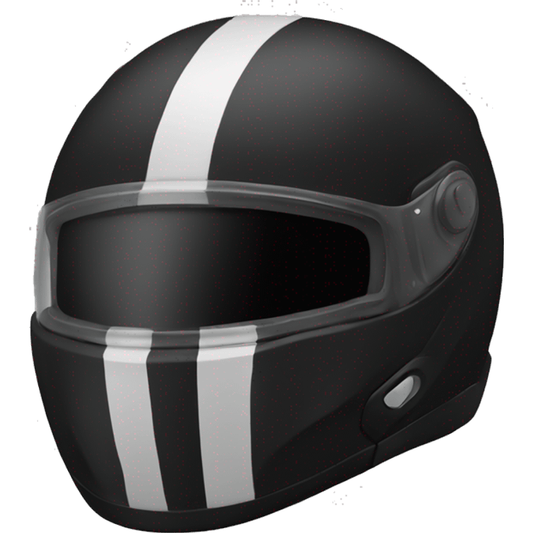 Black motorcycle helmet  emoji