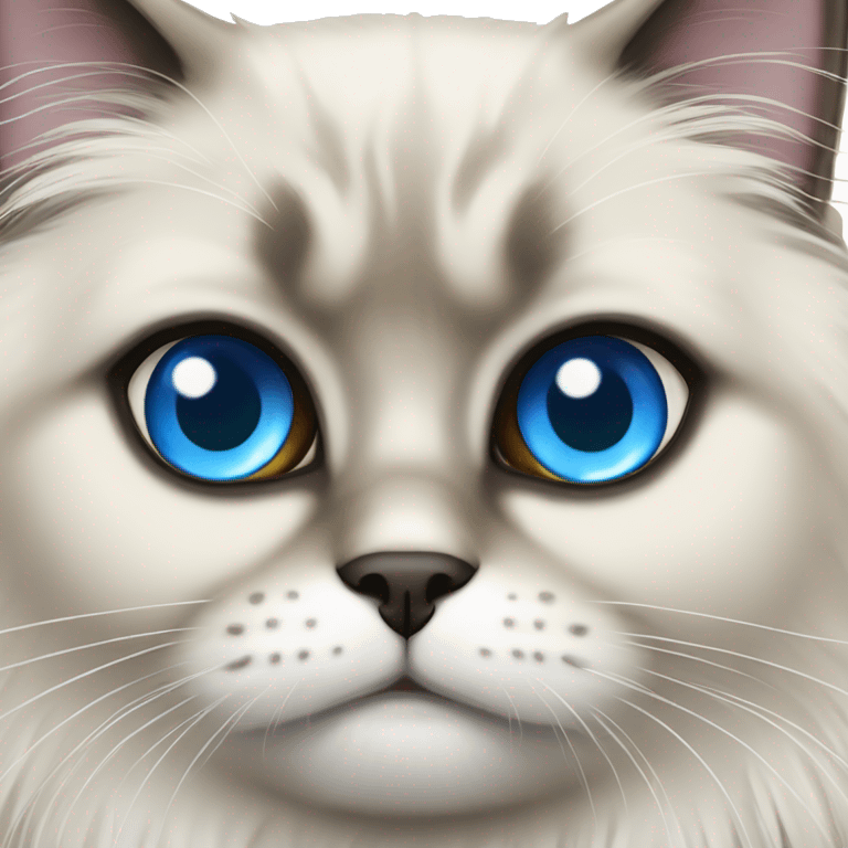 himalayan cat blue eyes emoji