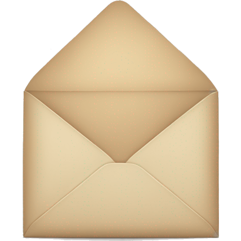 beige envelope with letter emoji