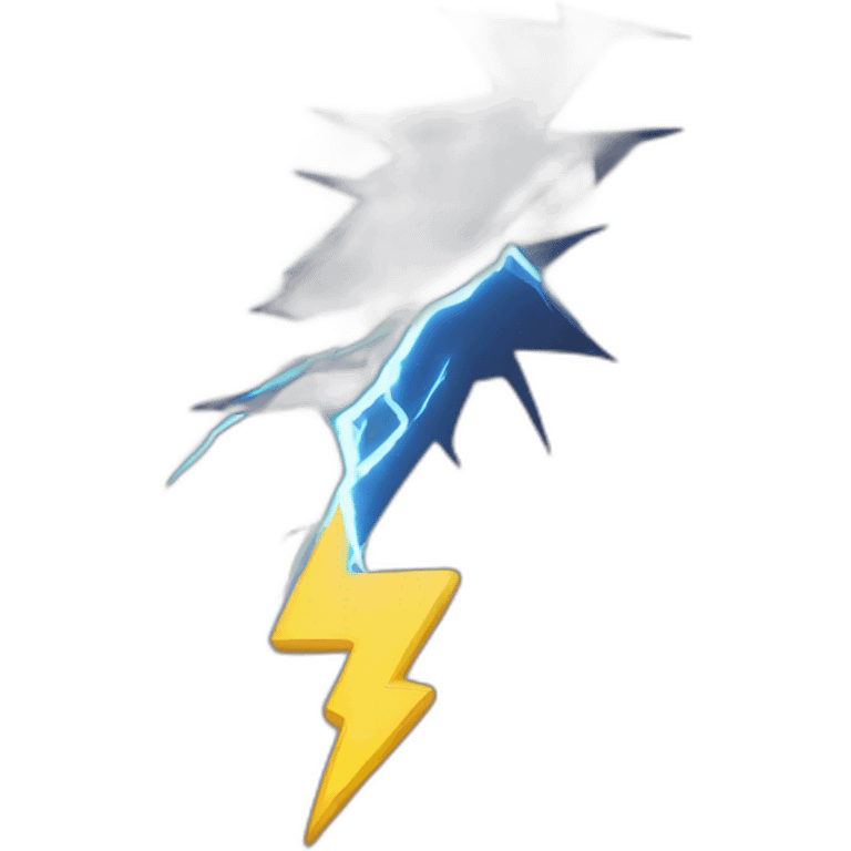 Lightning emoji