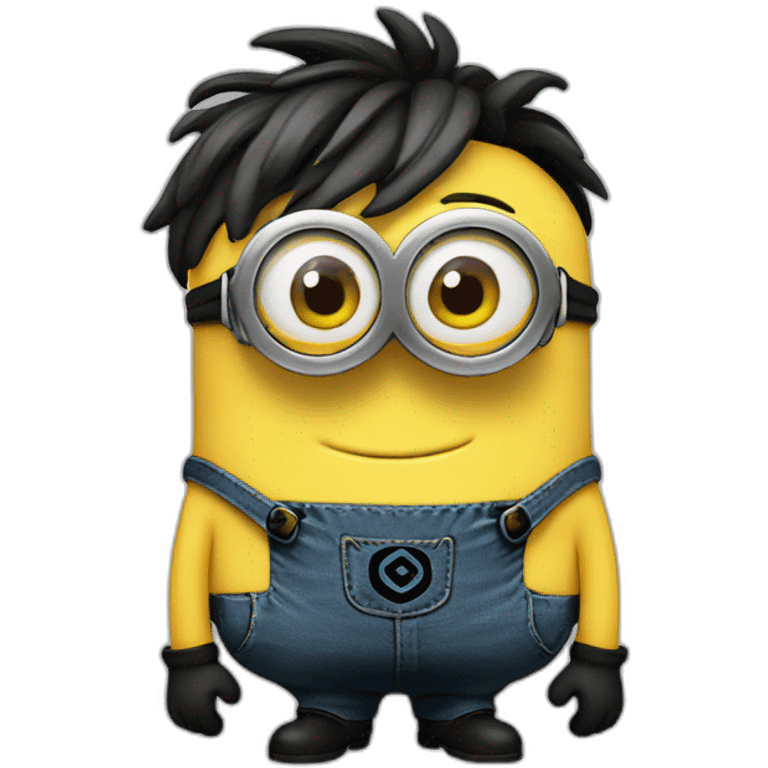 minion con lentes negros grandes emoji