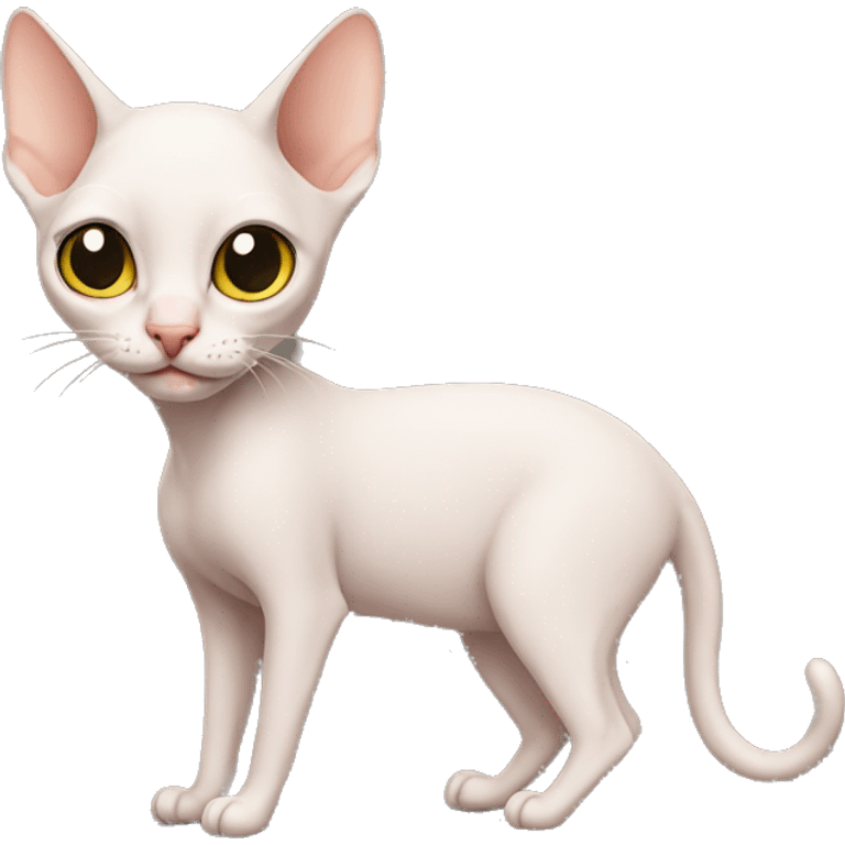 Hairless cat emoji