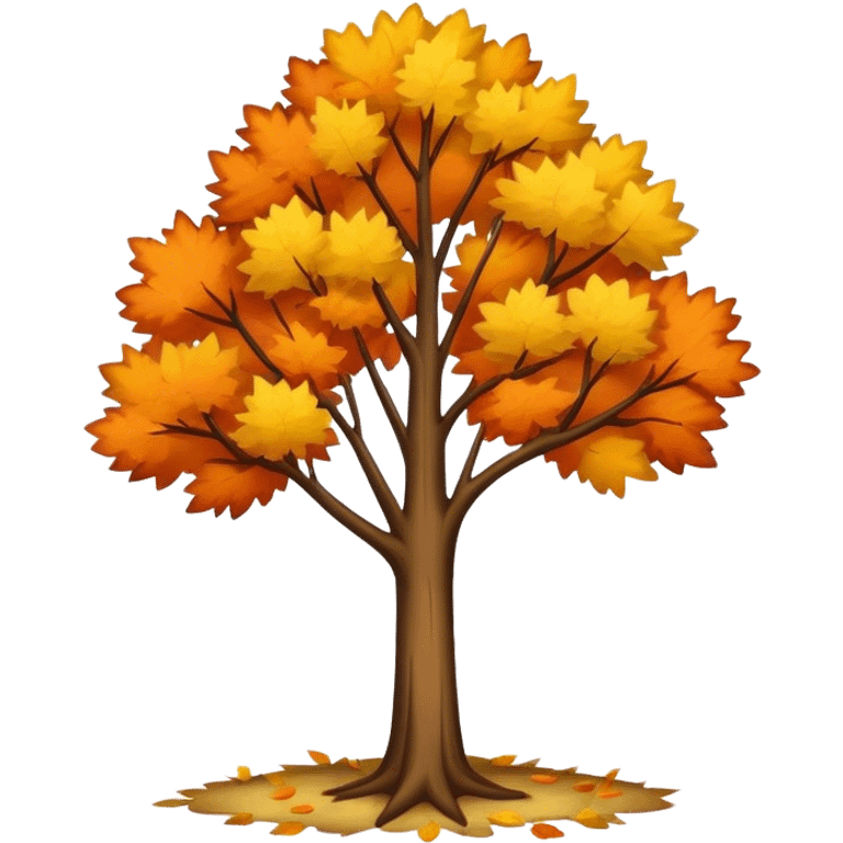 Autumn tree with no leaves emoji