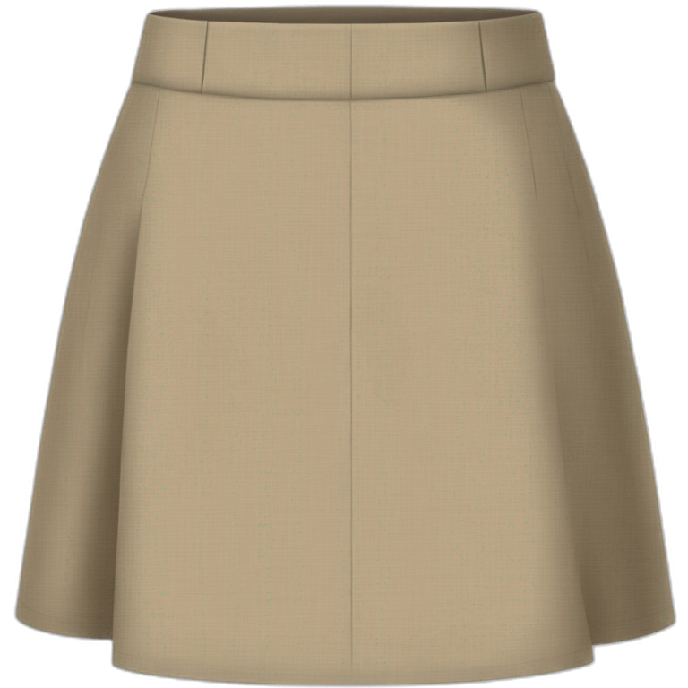 ventral view skirt emoji