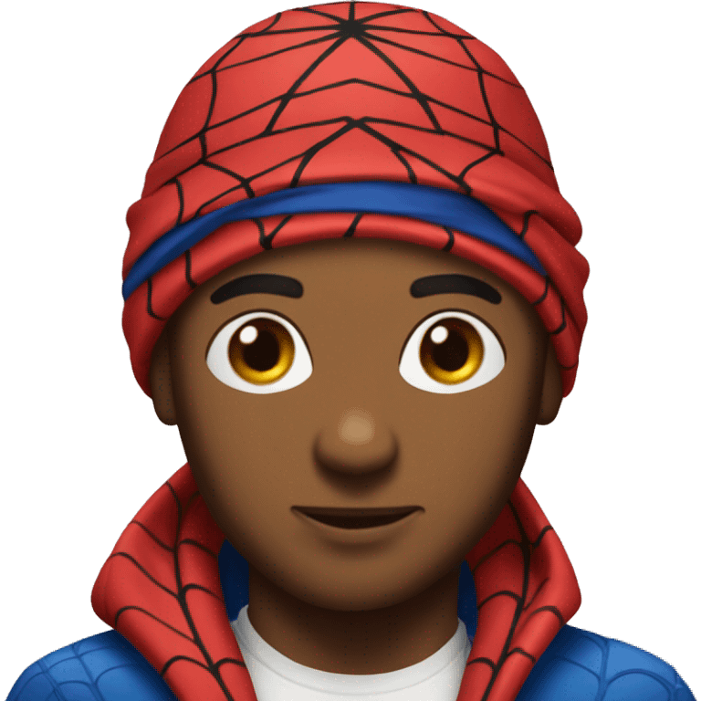 Spiderman in a durag emoji