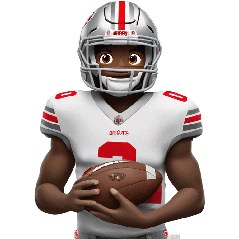 Ohio state football player emoji