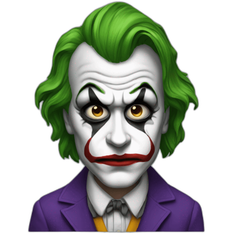 The sad Joker emoji