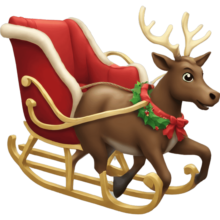 Christmas sleigh  emoji