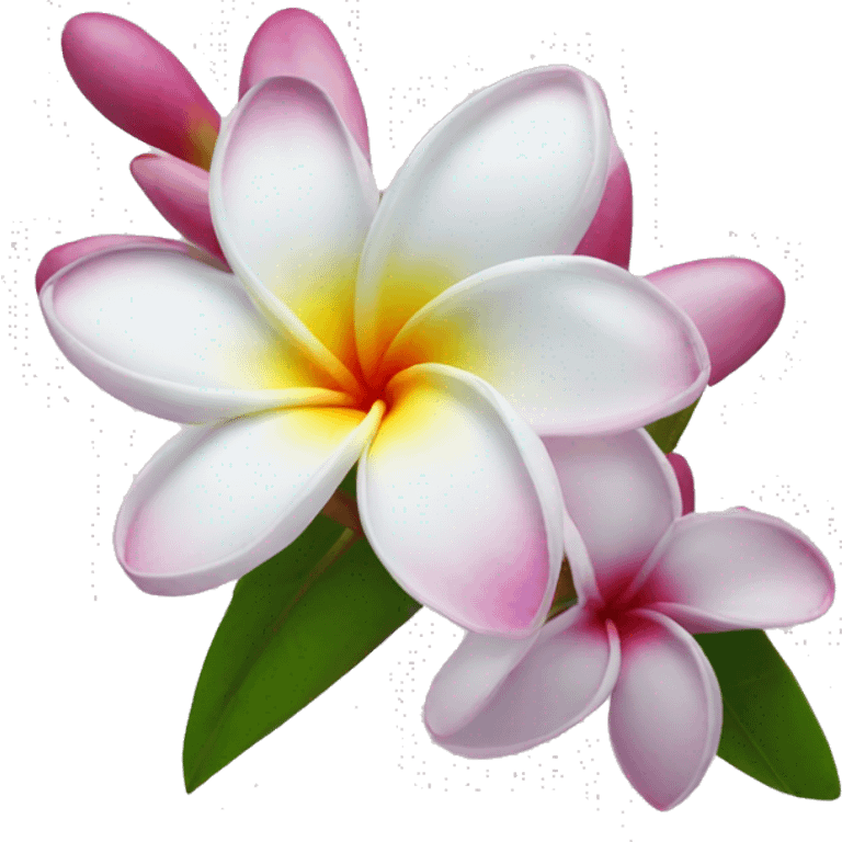 frangipani flower emoji