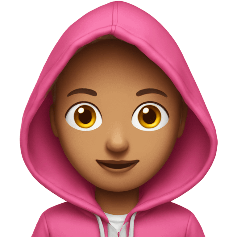 Pink hoodie emoji