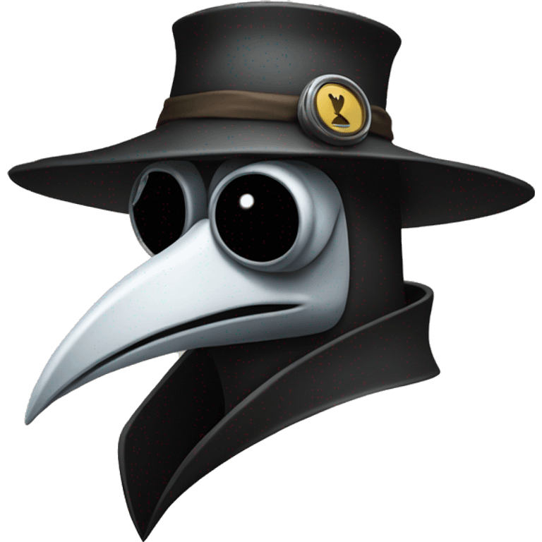 plague doctor, pedindo calma emoji