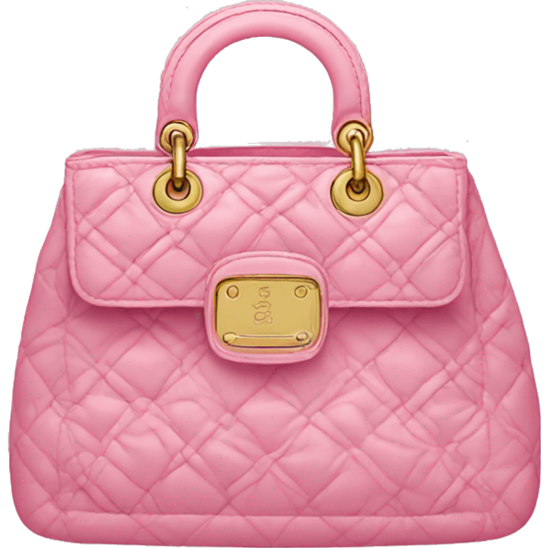 pink dior purse emoji