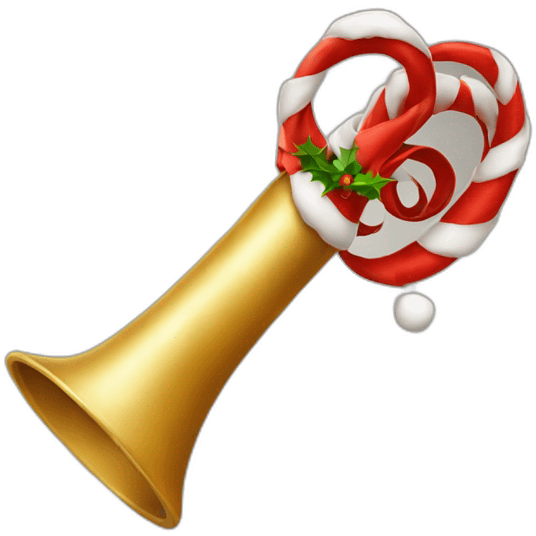 christmas horn emoji