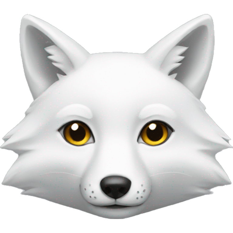 white fox emoji