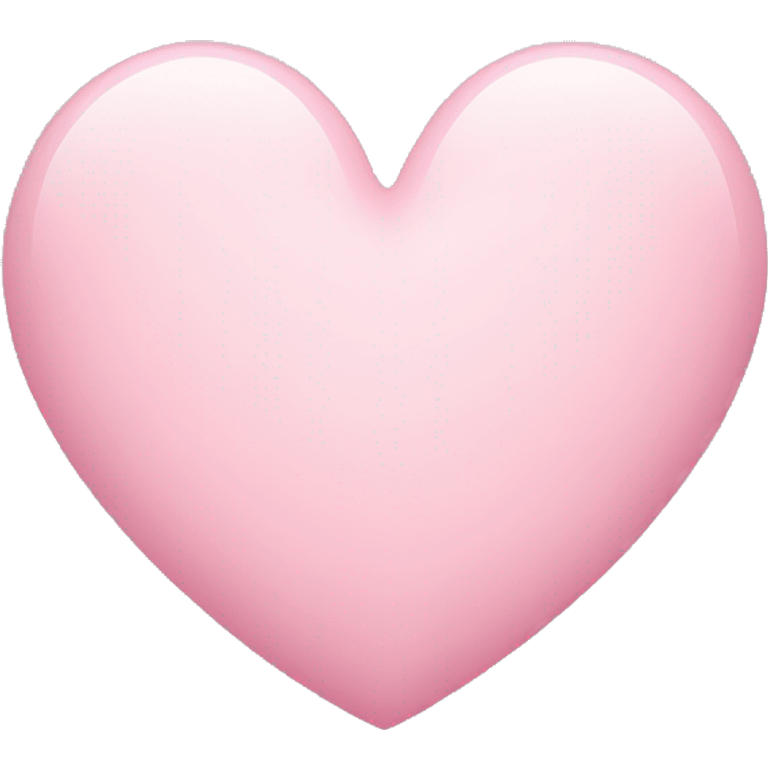 light pink heart emoji