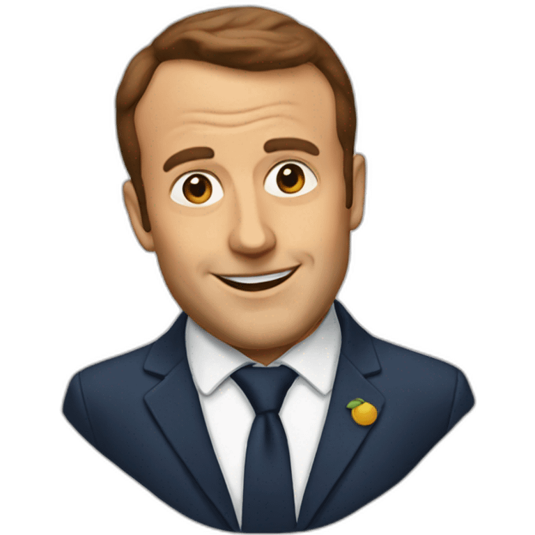 Macron cookie emoji