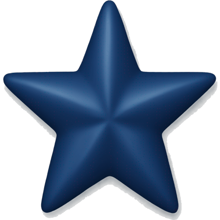 Navy blue star emoji