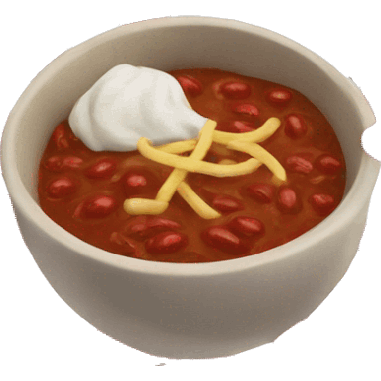 Bowl of chili emoji