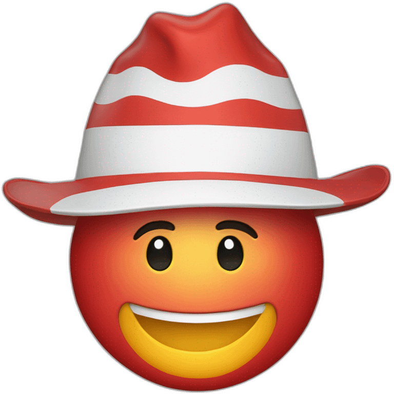 Smiling ، hat ، emoji  red emoji