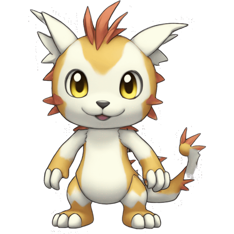 cute cool edgy beautiful shiny pretty Digimon-Fakemon-animal full body emoji