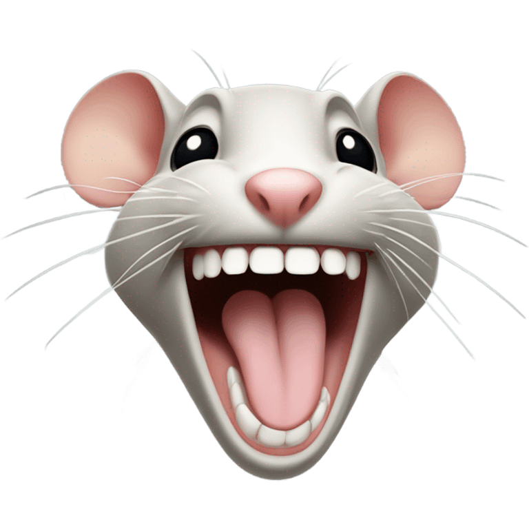 a rat laughing  emoji