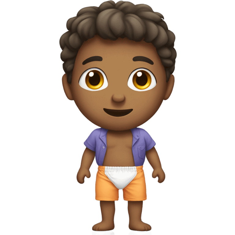 boy wearing diaper emoji