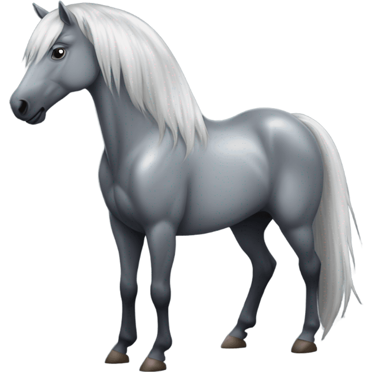 Grey horse emoji