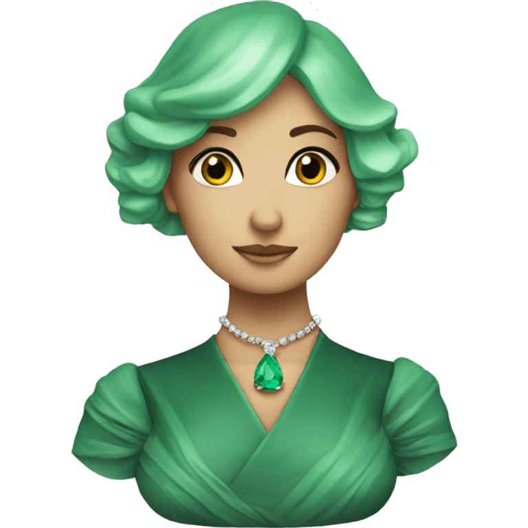 Alexandrine gemstone  emoji