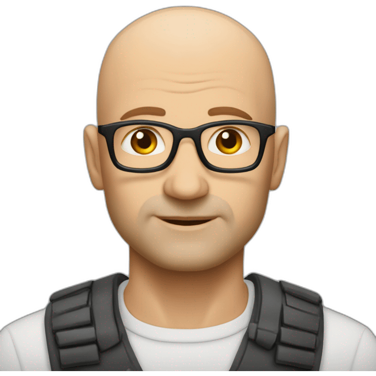 Piotr Sędziak, bald director emoji