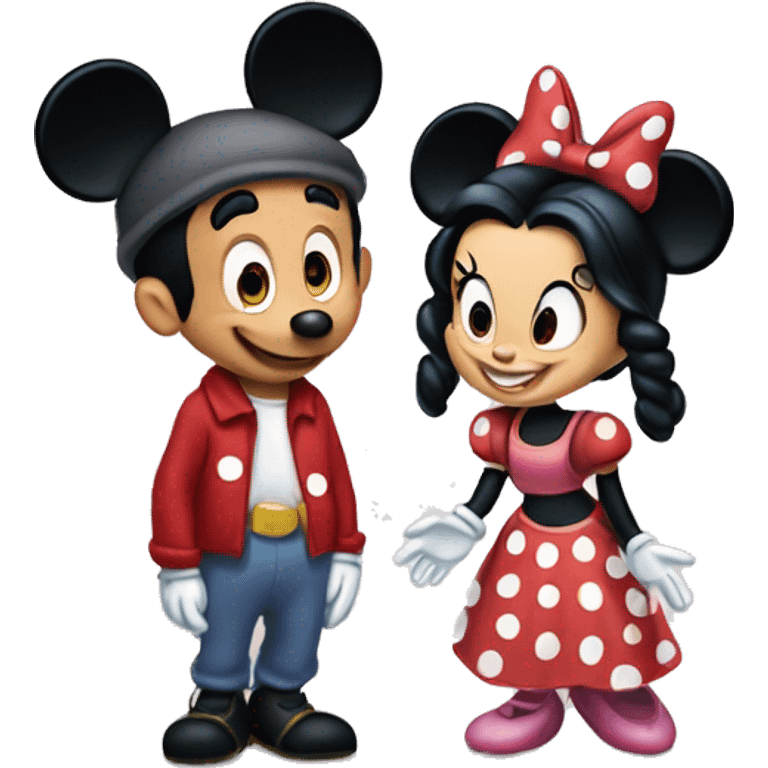 Minnie and Mickey Mouse  emoji