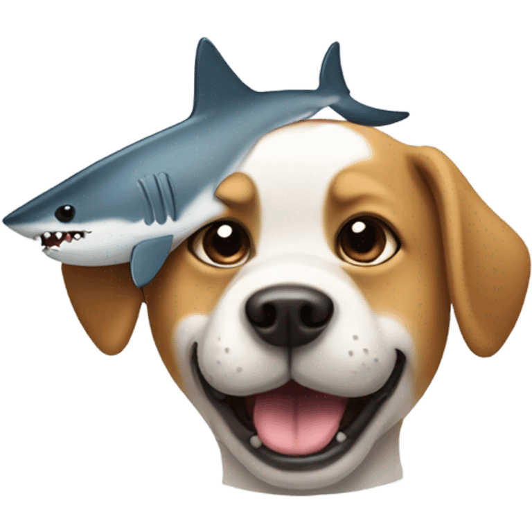 dog shark  emoji