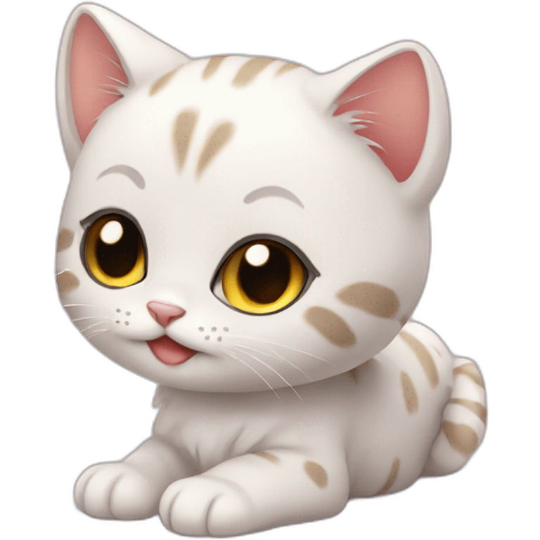 little baby cat cute emoji