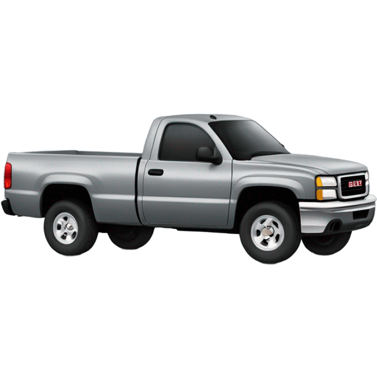 2004 gmc stepside grey emoji