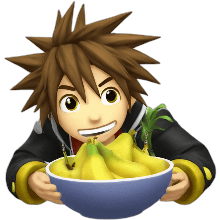 kingdom hearts sora eating star fruit emoji