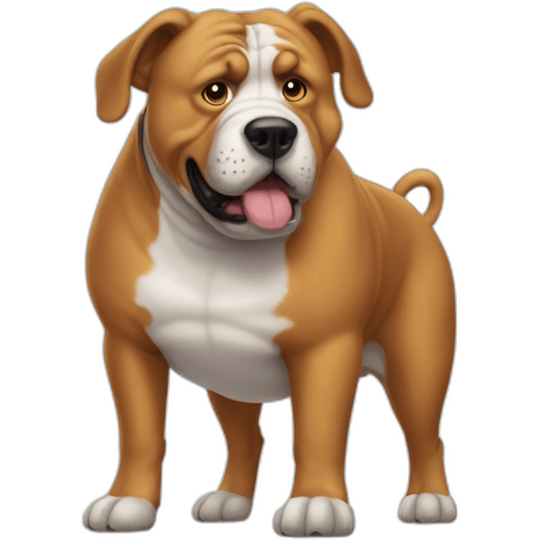 xl bully dog emoji