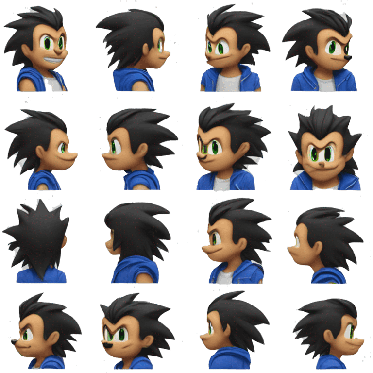 Sonic the hedgehog  emoji