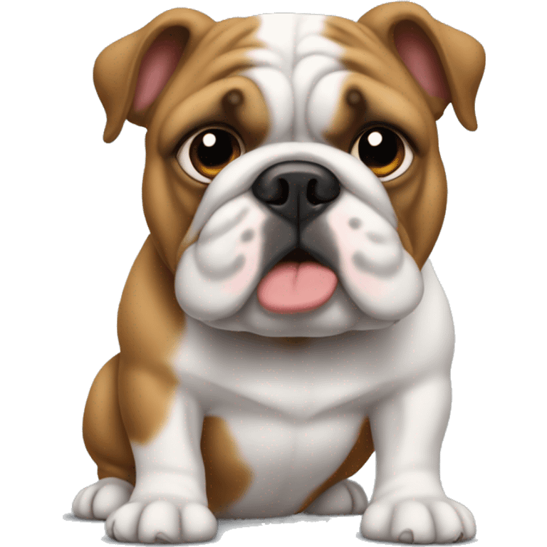 Emoji de bulldog francés enojado emoji