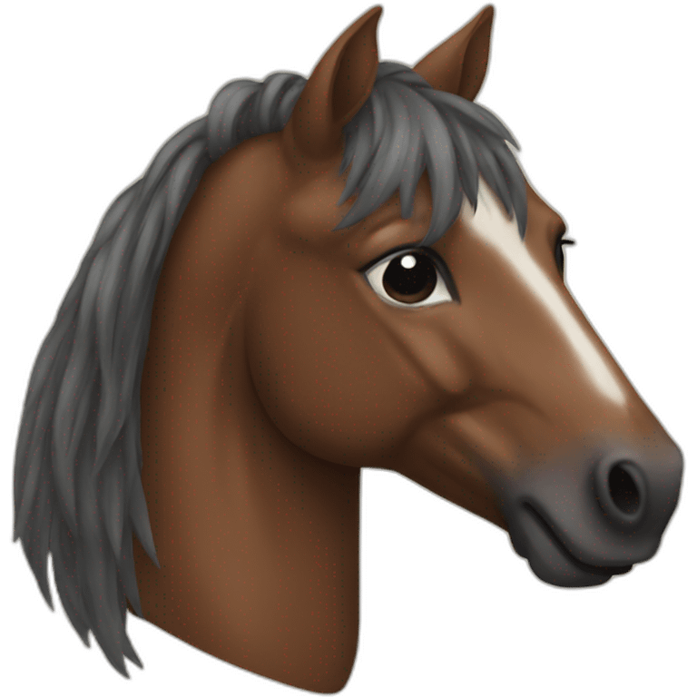 Human horse emoji