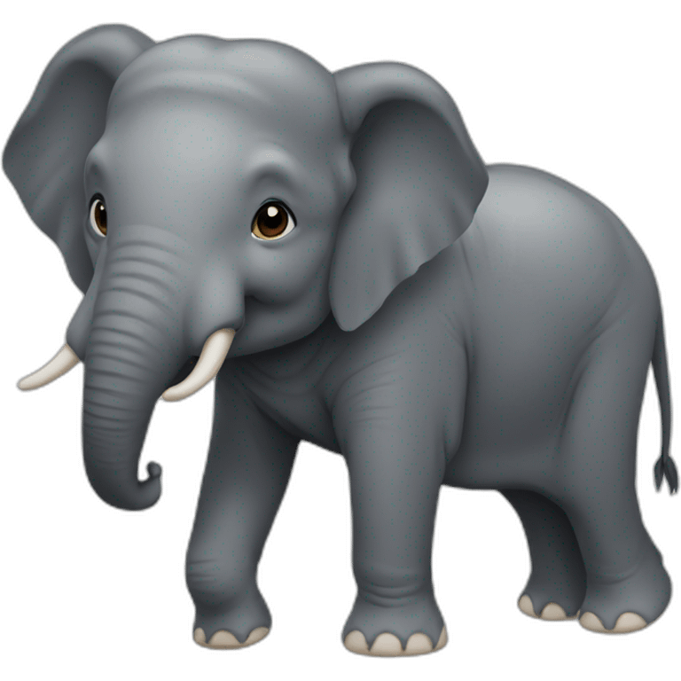 Asian elephant emoji