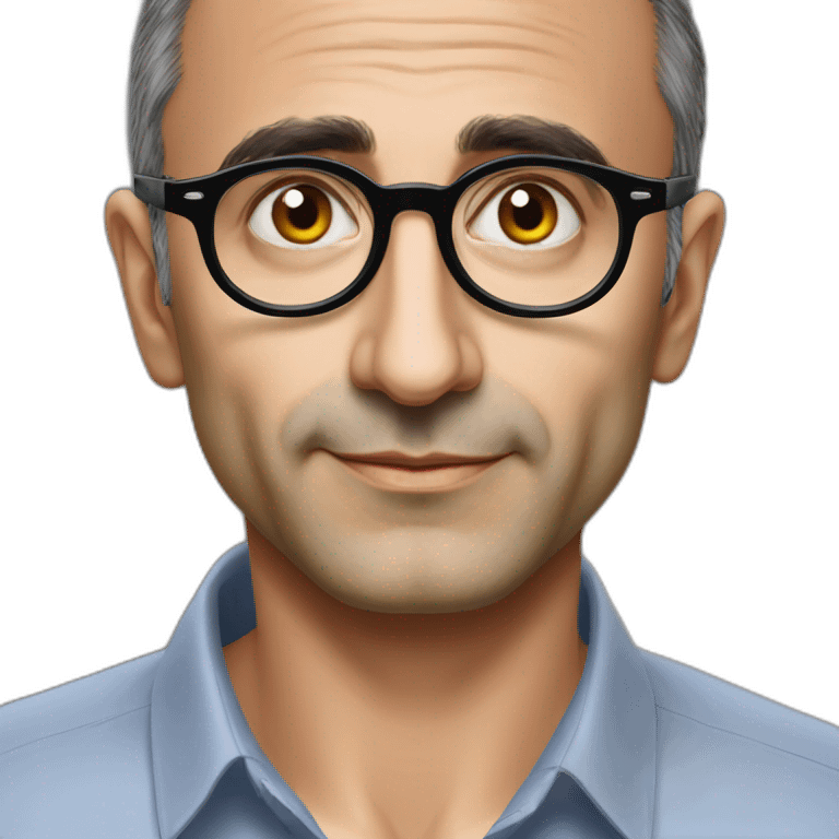 eric-zemmour-lunettes de vue rondes fines emoji