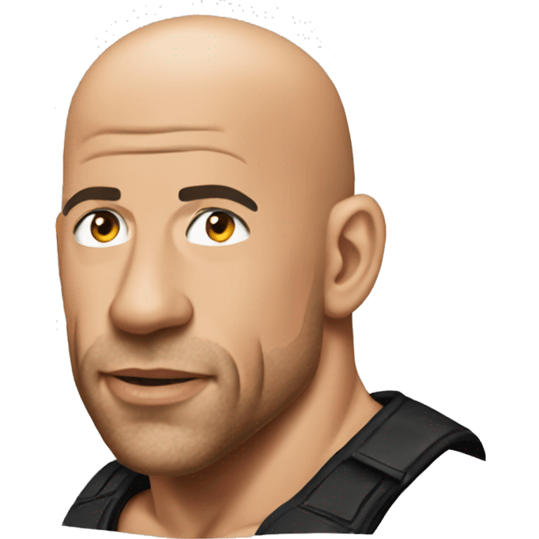 VIN diesel earring barbecue  emoji