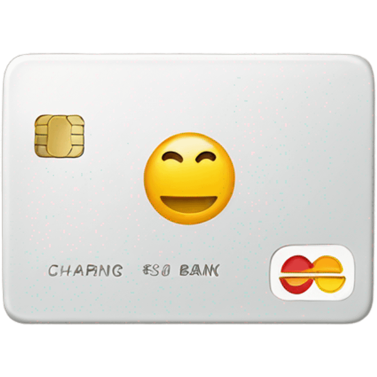 charging bank card electric emoji