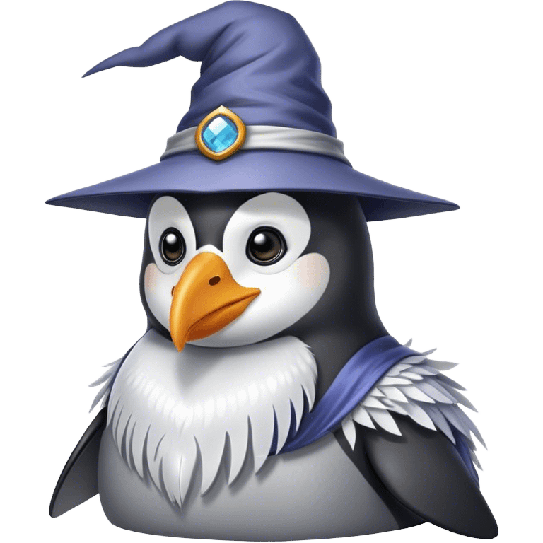 wizard penguin emoji