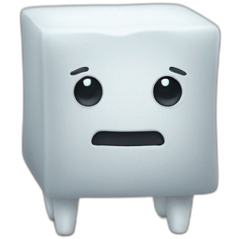 sugar cube with legs emoji