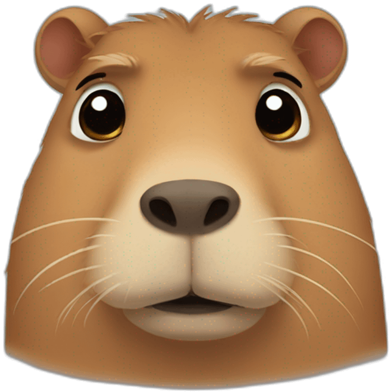 thumb down sad capybara face emoji