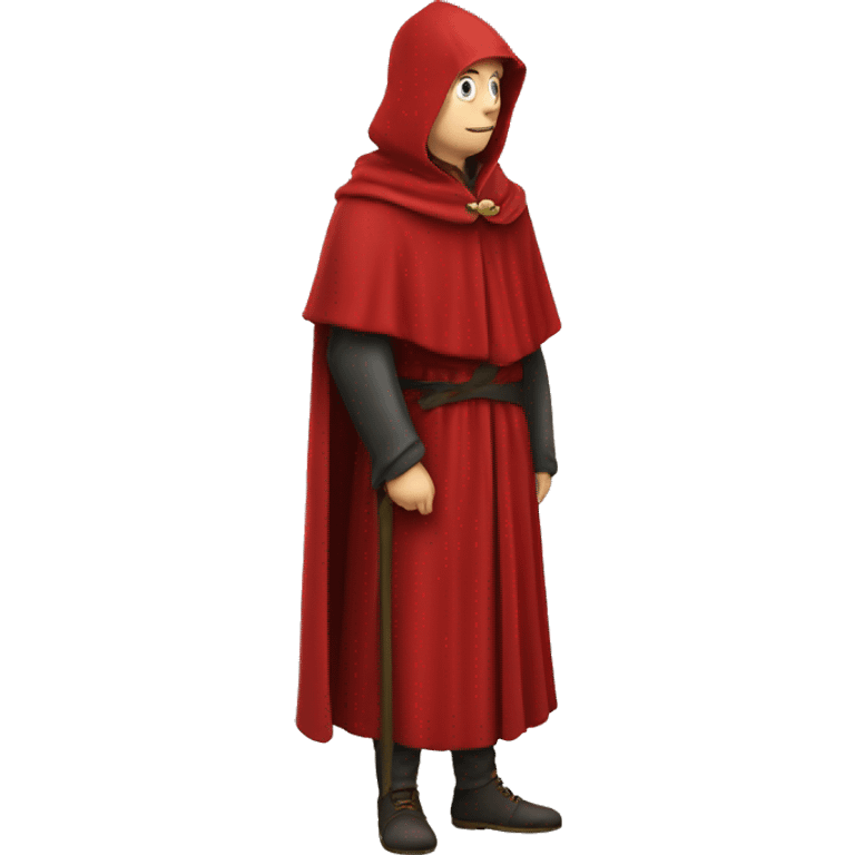 Petrarch in a red cloak emoji