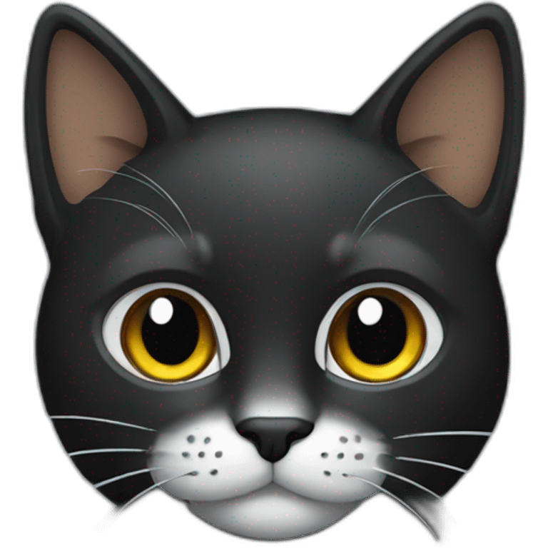 Gato preto emoji