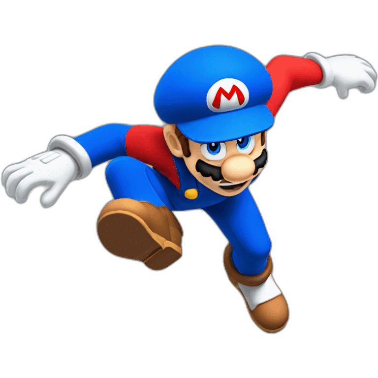 Mario jumping emoji